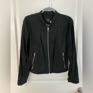 Black bomber style jacket, Gap